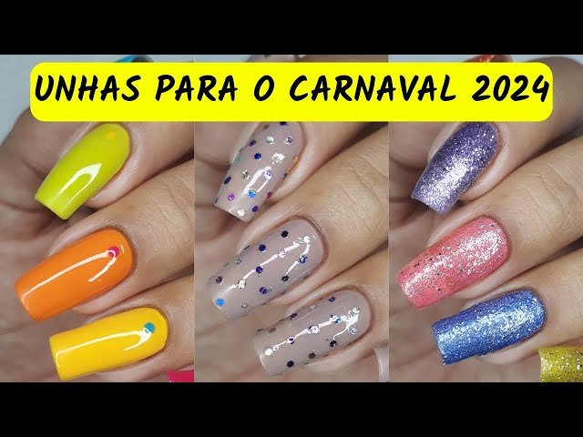 Unha Decorada De Carnaval