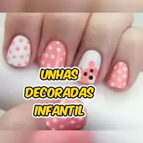 Unha Decorada Infantil Facil