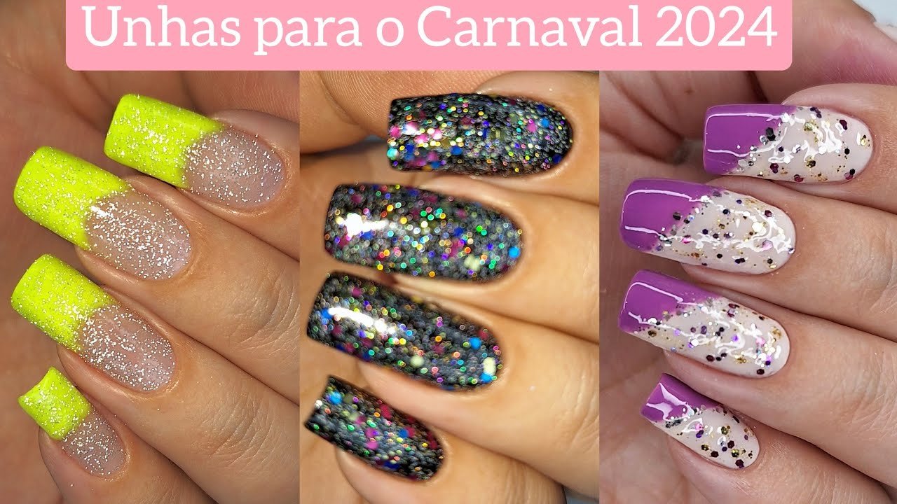 Unha Decorada Para O Carnaval