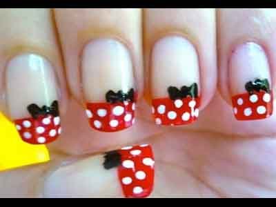 Unha Decorada Minnie