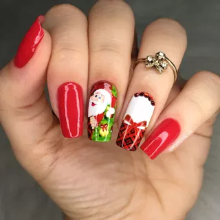 Unha Decorada Natal