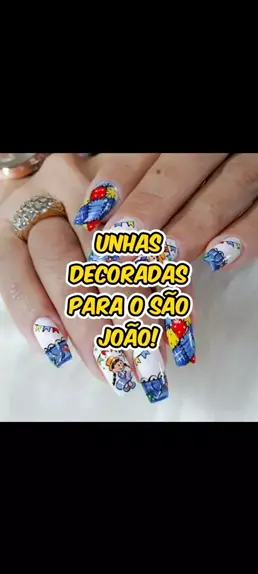 Unha Decorada Para São João