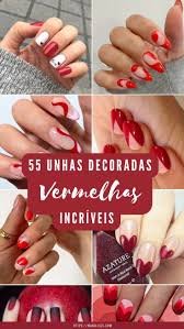 Unha Decorada Oncinha Vermelha