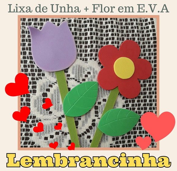 Lixa De Unha Decorada Para Lembrancinha