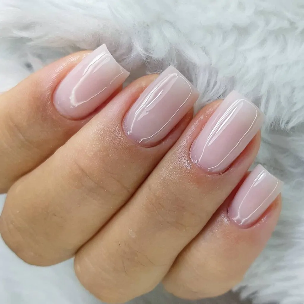 Esmaltação Em Gel Em Unha Natural Decorada