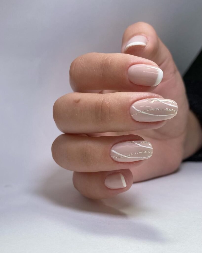 Esmaltação Em Gel Em Unha Natural Decorada