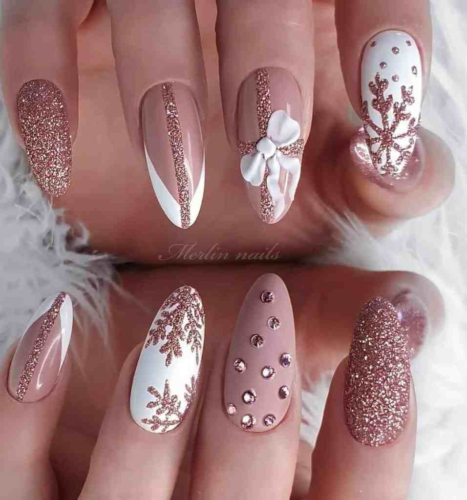 Esmaltação Em Gel Em Unha Natural Decorada